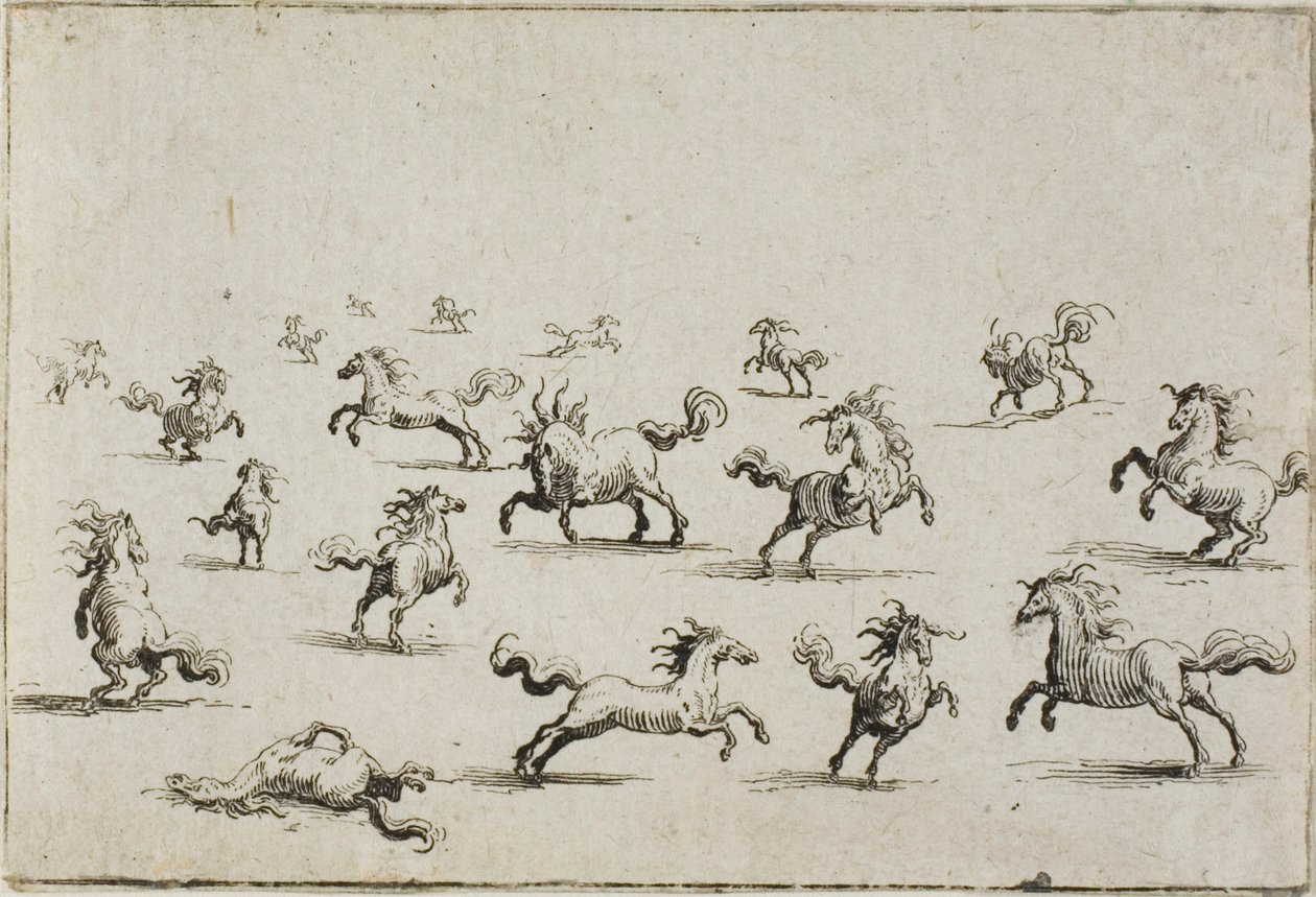 Horses Running Free, a The Caprices-ból alkotó: Jacques Callot