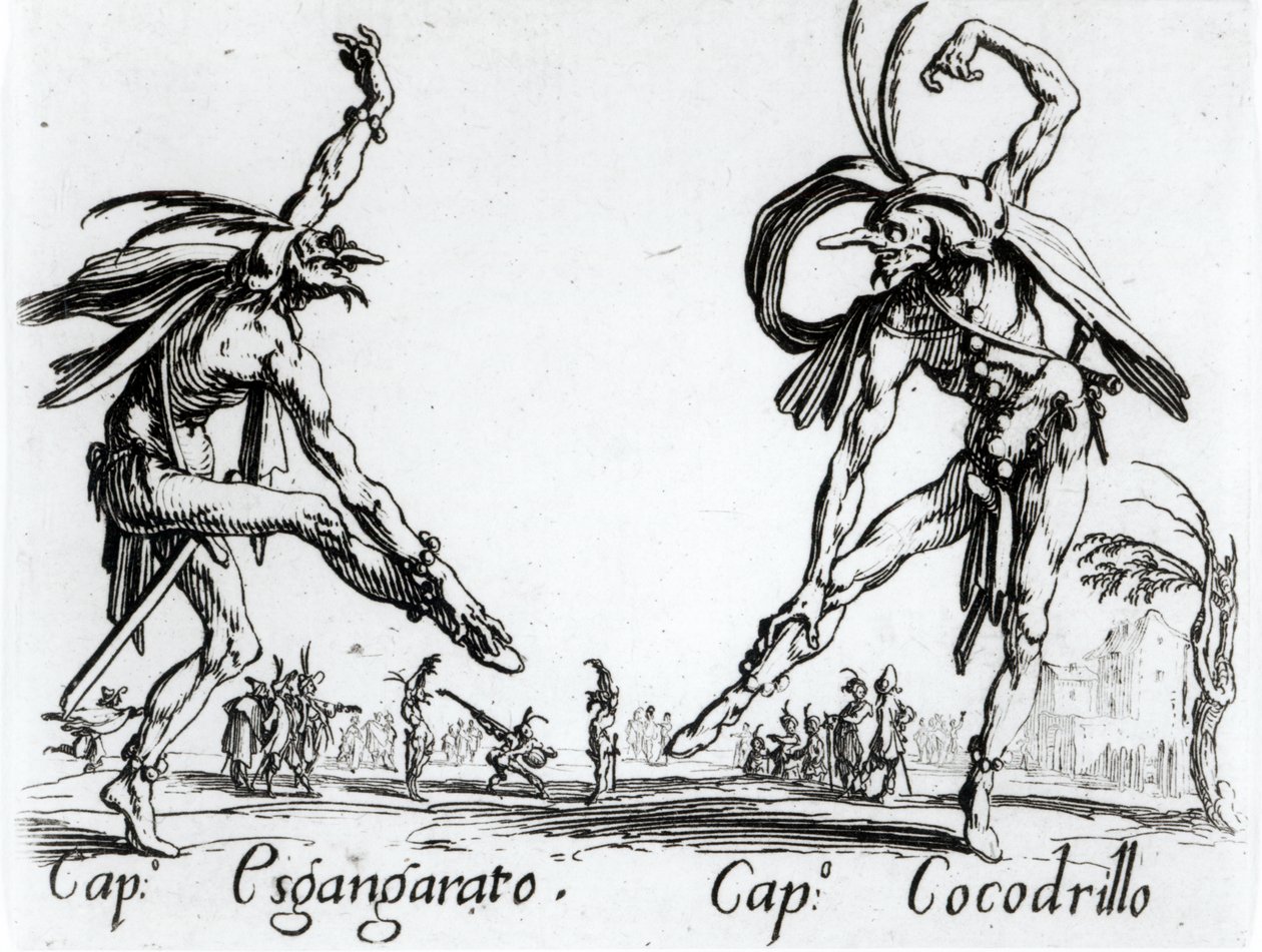 I Balli de Spessanei, avagy A nagy vadászat (metszet) (f/w fotó) alkotó: Jacques Callot