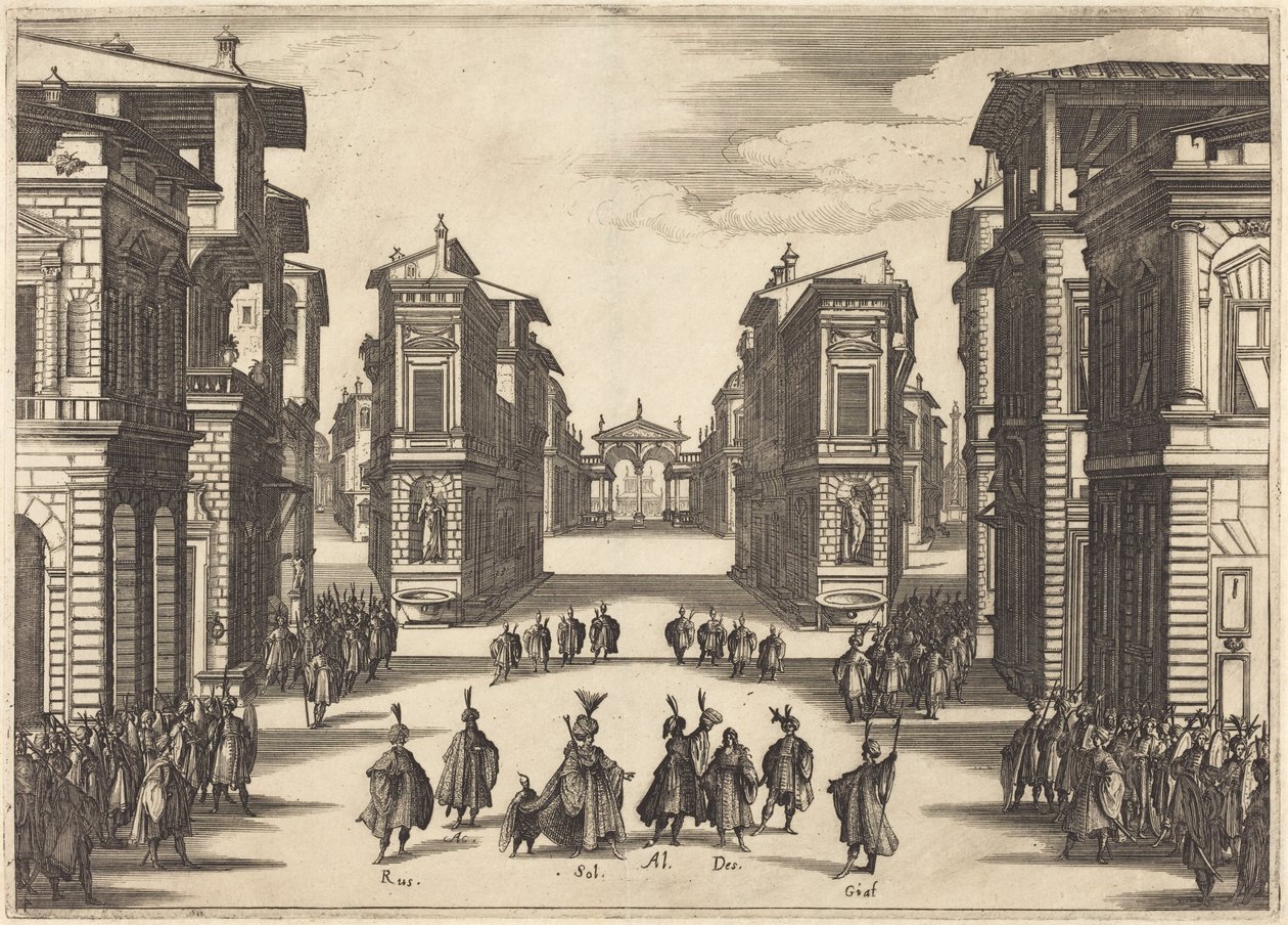 Il Solimano, IV. felvonás alkotó: Jacques Callot