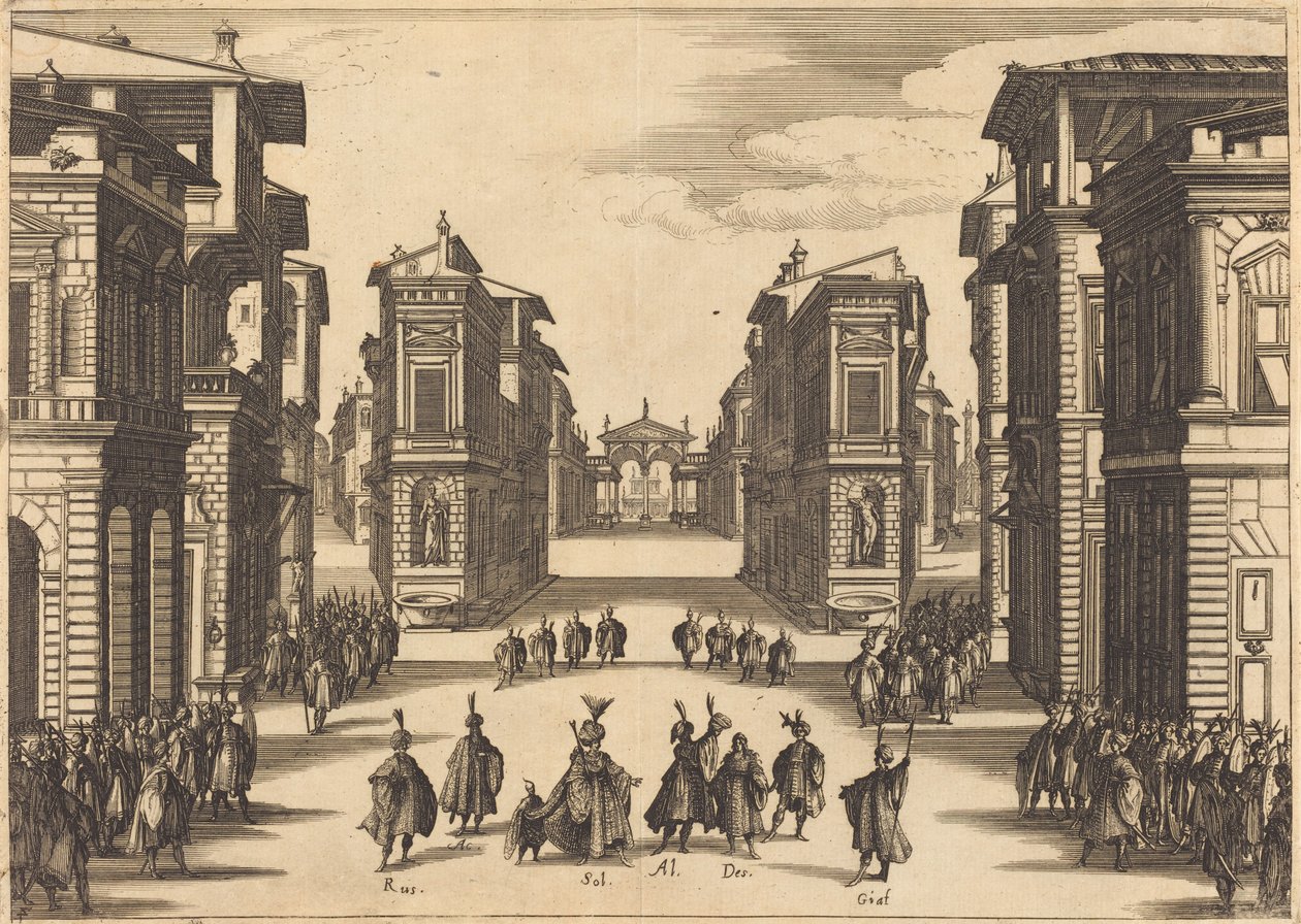 Il Solimano, IV. felvonás alkotó: Jacques Callot