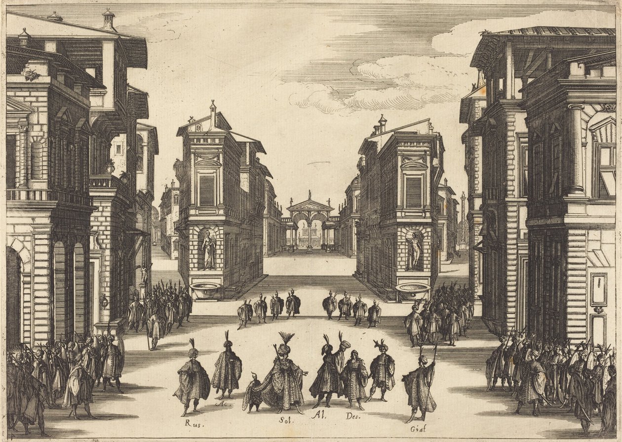 Il Solimano, IV. felvonás alkotó: Jacques Callot