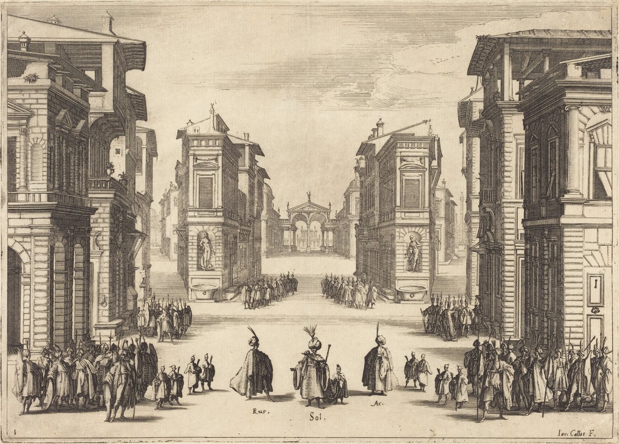 A Szulejmán, I. felvonás alkotó: Jacques Callot