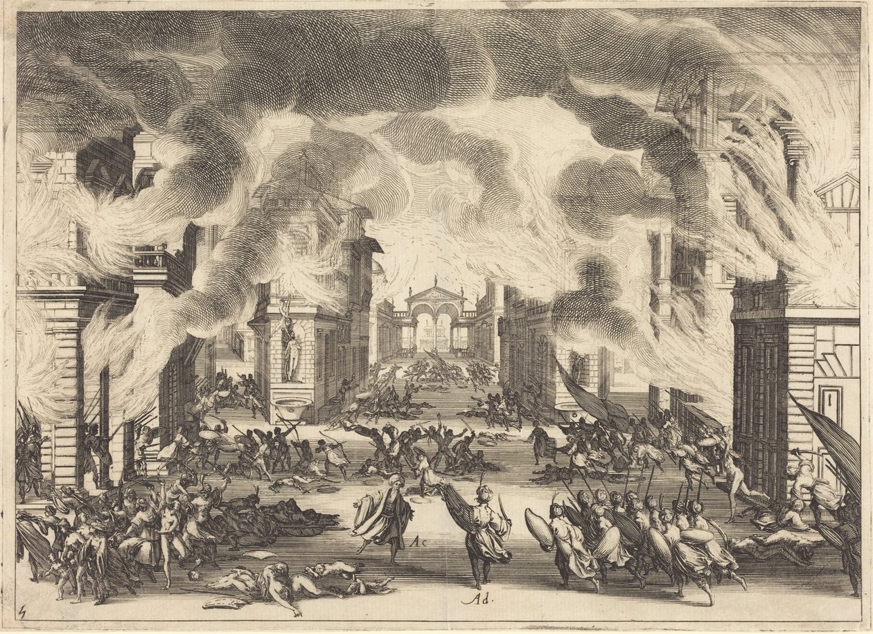 Il Solimano, V. felvonás alkotó: Jacques Callot