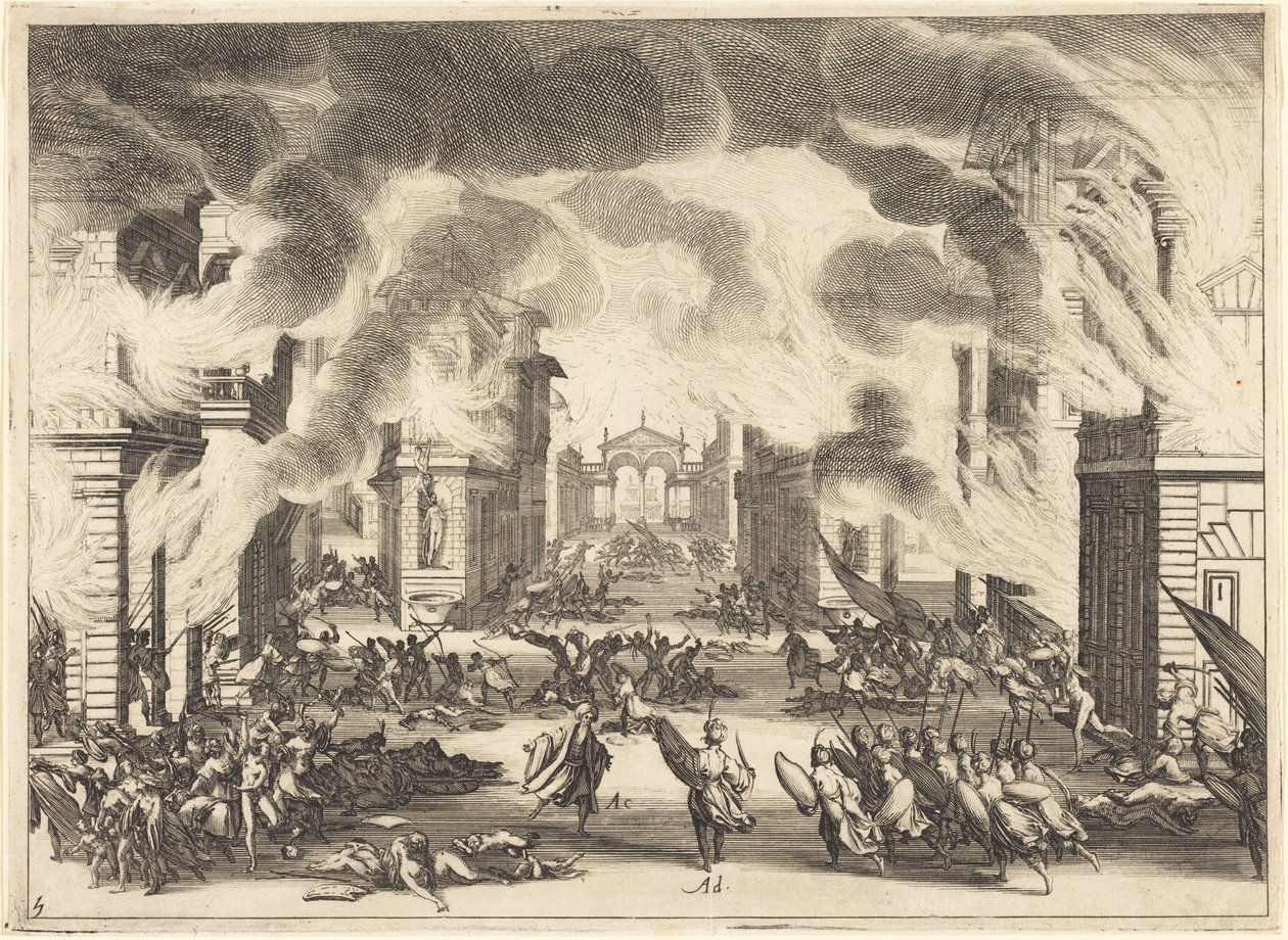Il Solimano, V. felvonás alkotó: Jacques Callot