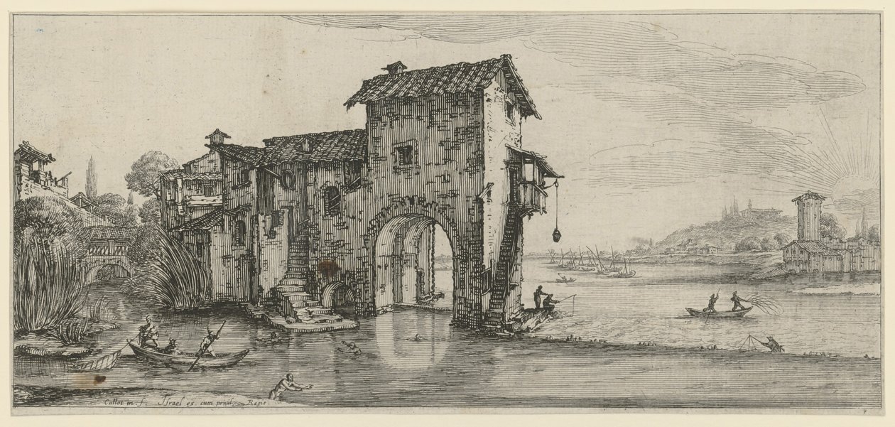 Kis kikötő alkotó: Jacques Callot