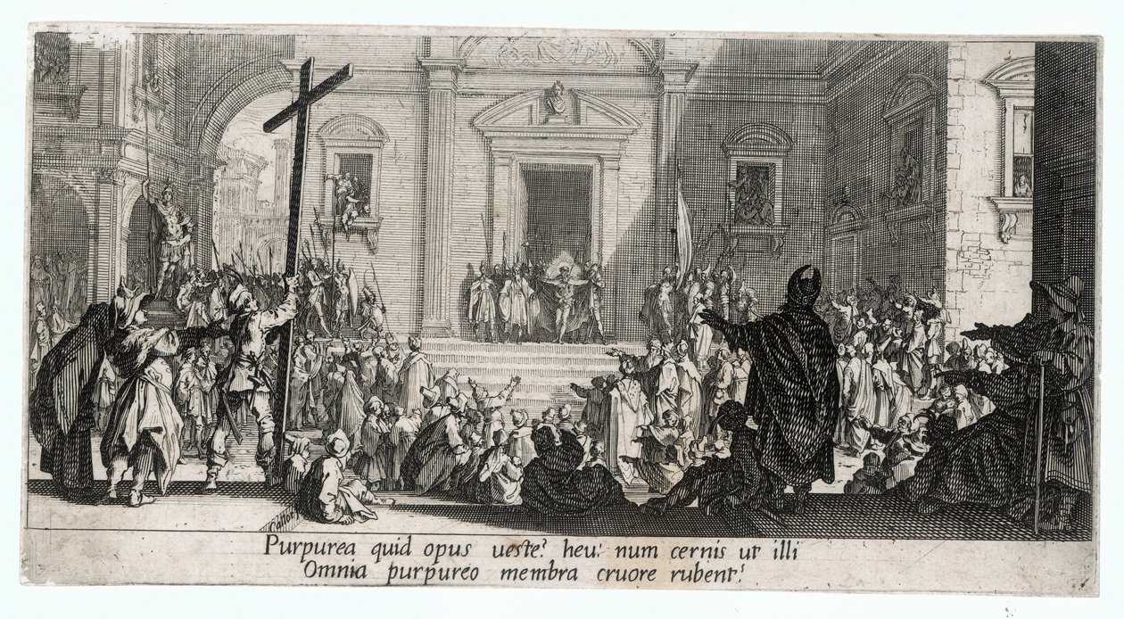 La Grande Passion, a 7 metszet egyike ... (metszet) alkotó: Jacques Callot