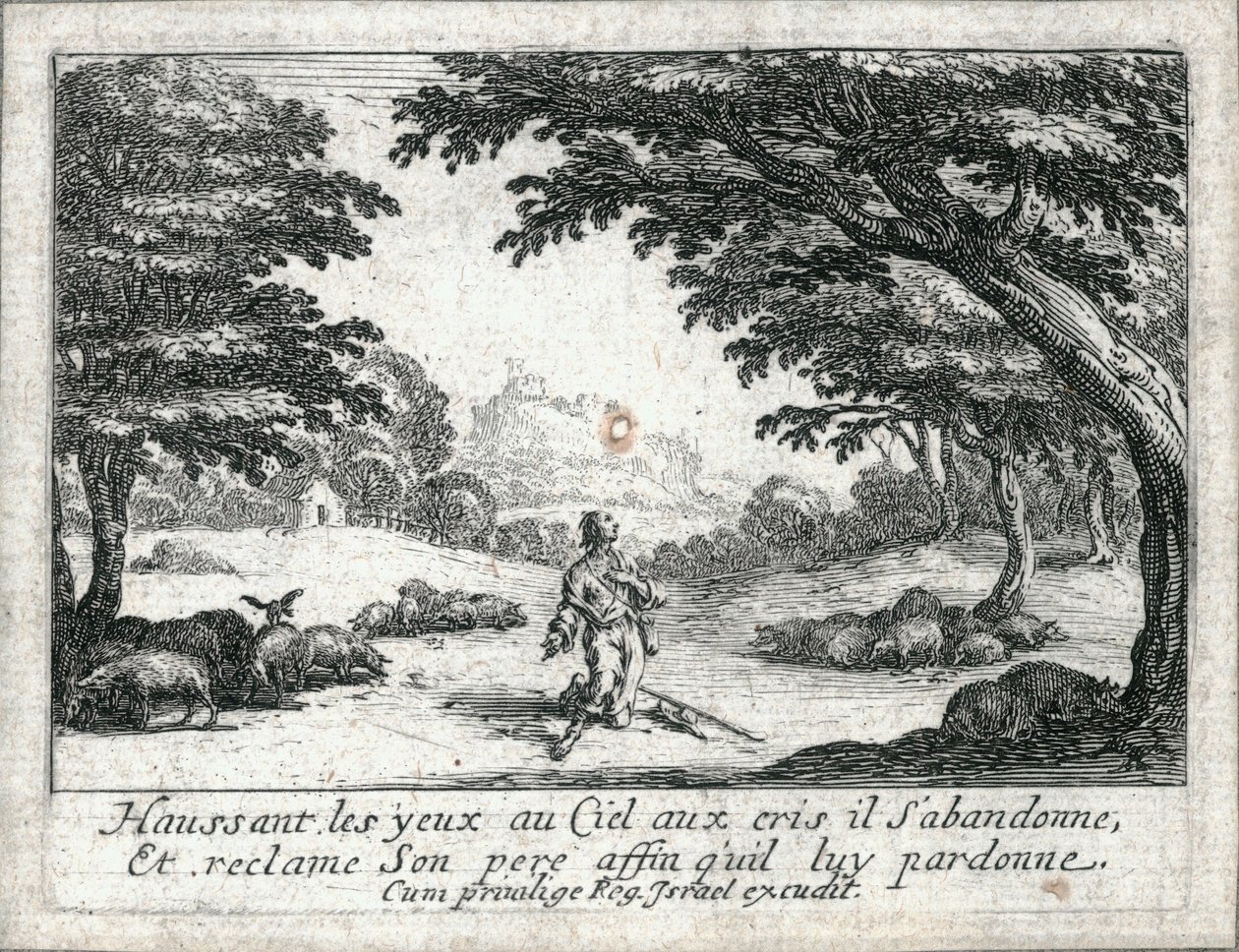 A tékozló fiú élete ... (metszet) alkotó: Jacques Callot