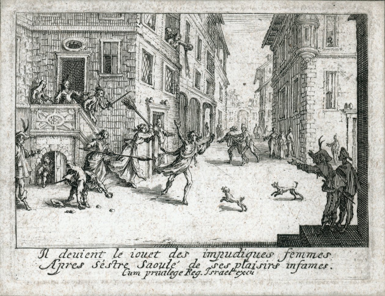 A tékozló fiú élete ... (metszet) alkotó: Jacques Callot