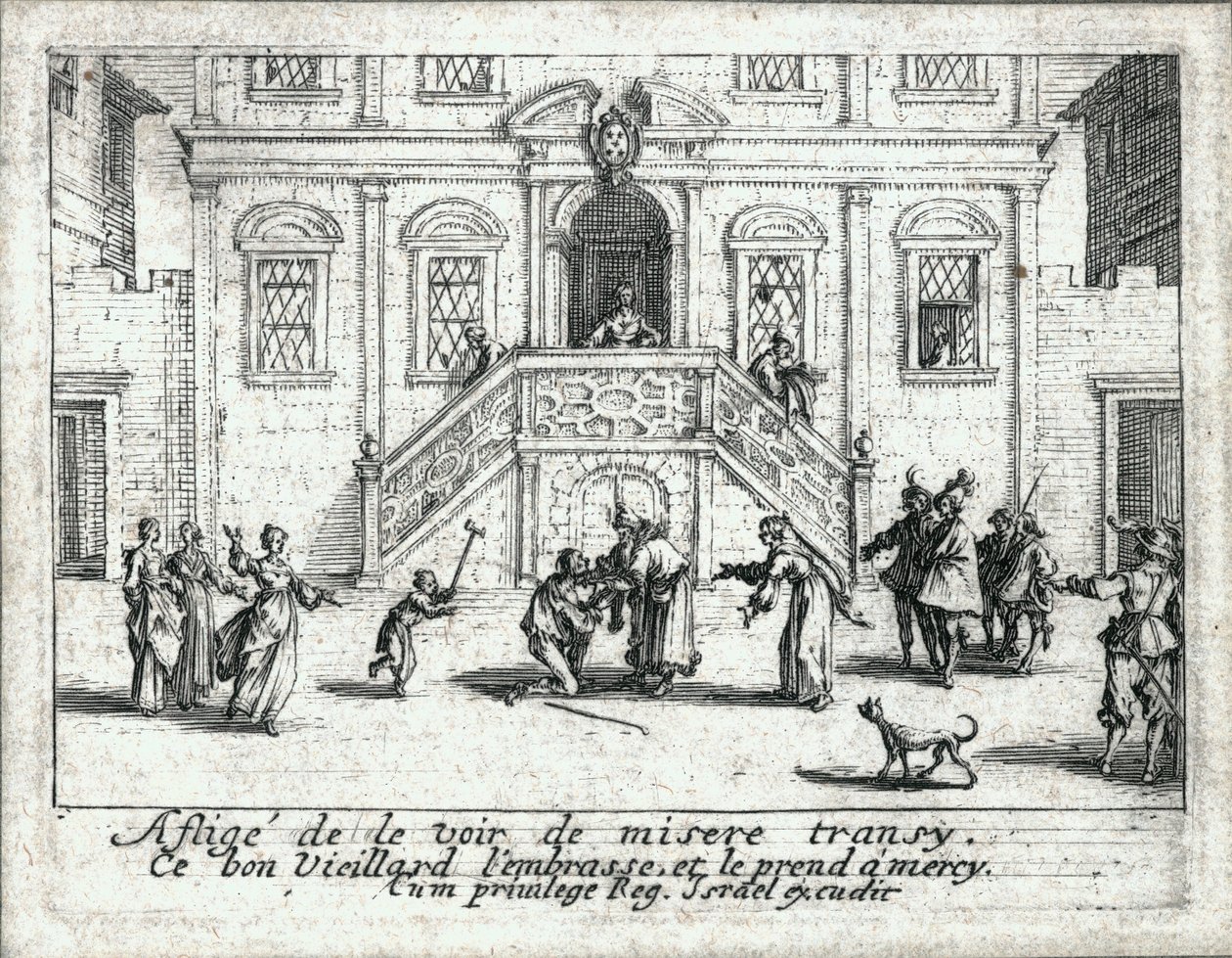 A tékozló fiú élete ... (metszet) alkotó: Jacques Callot