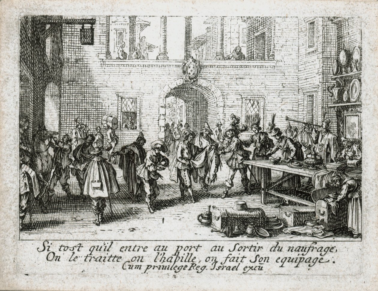 A tékozló fiú élete ... (metszet) alkotó: Jacques Callot