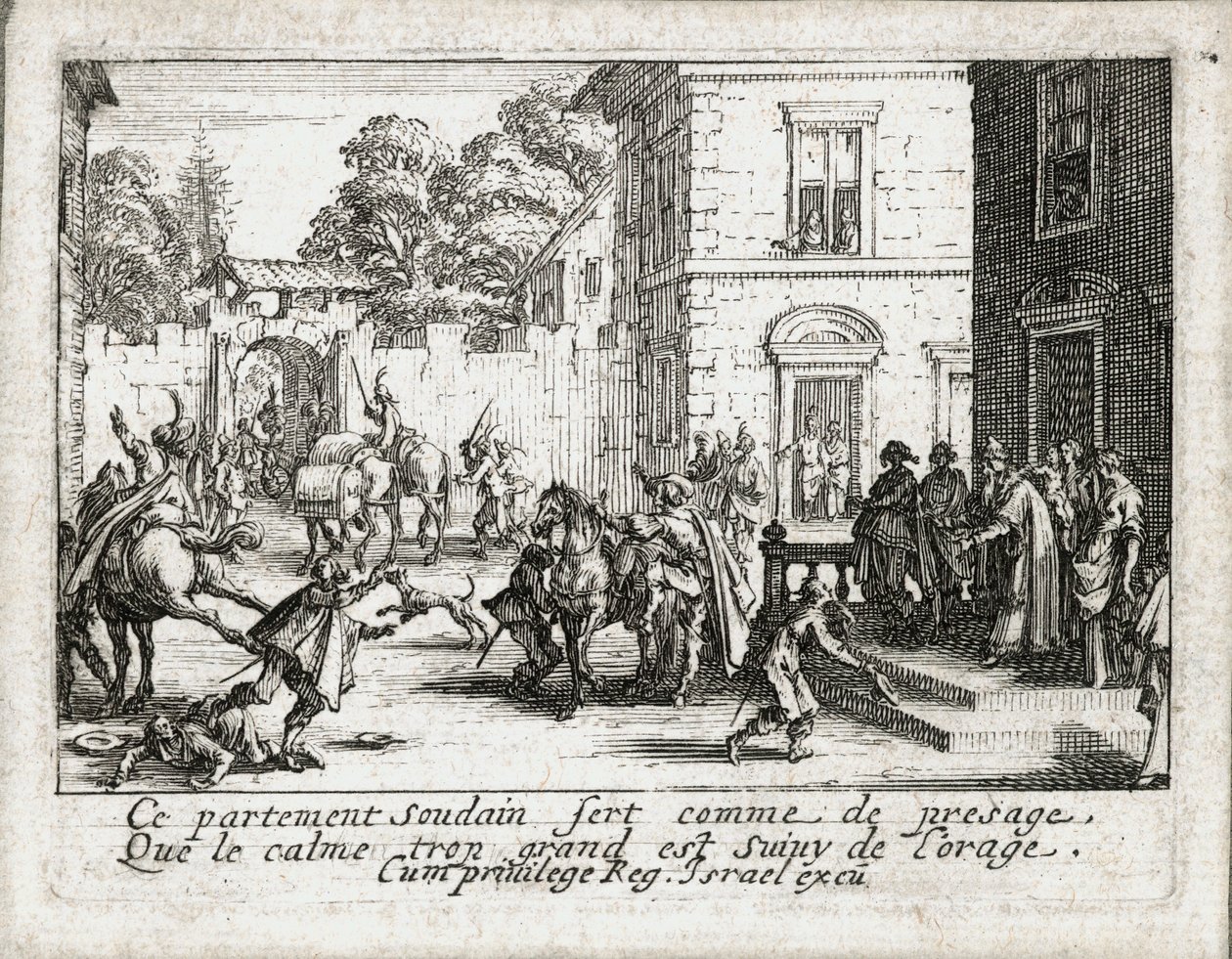 A tékozló fiú élete ... (metszet) alkotó: Jacques Callot