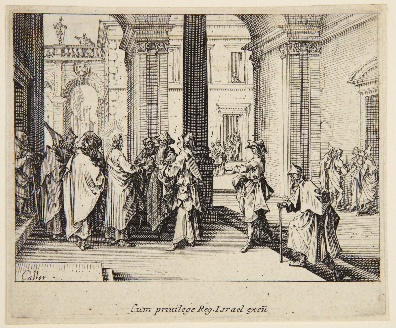 Caesar dénárja alkotó: Jacques Callot