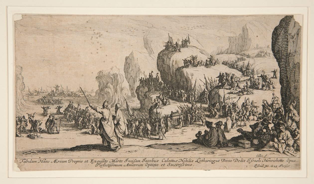 Átkelés a Vörös-tengeren alkotó: Jacques Callot