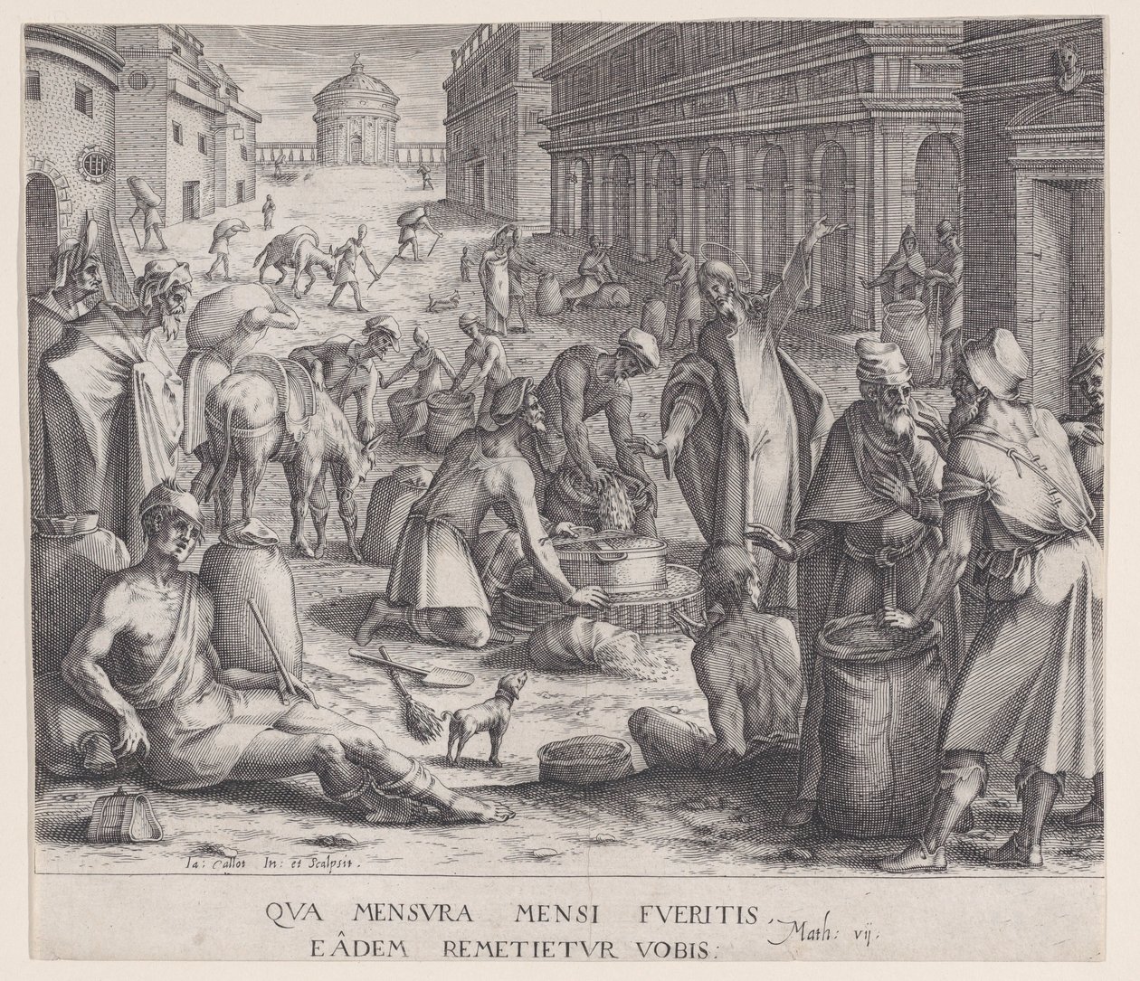 Gabonamérők alkotó: Jacques Callot