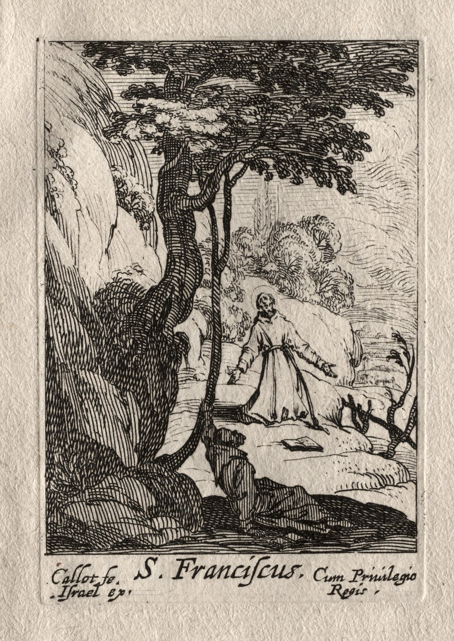 Bűnbánók: St. Francois alkotó: Jacques Callot