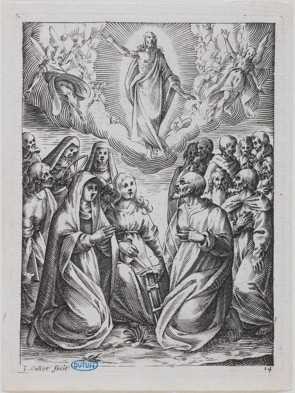 Róma látképei, Mennybemenetel alkotó: Jacques Callot