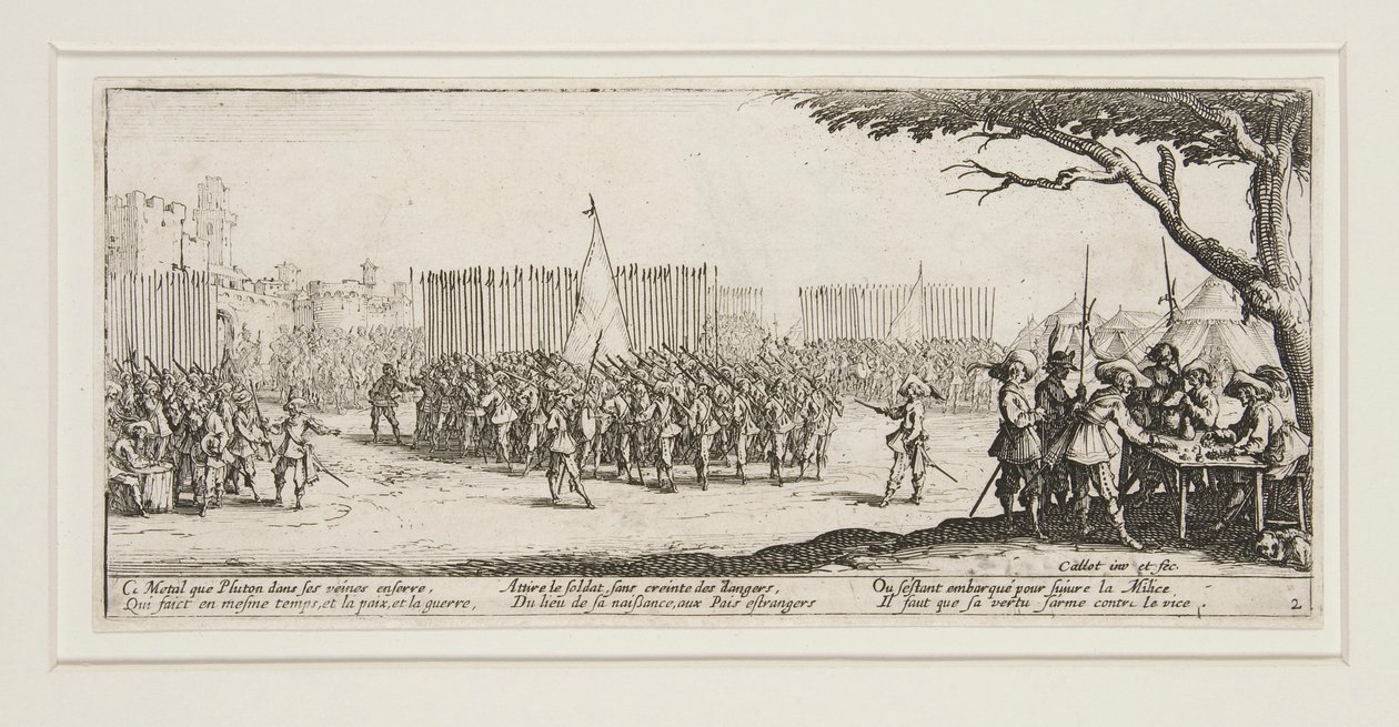 A háború nagy nyomorúságai: 2. sz. – L alkotó: Jacques Callot
