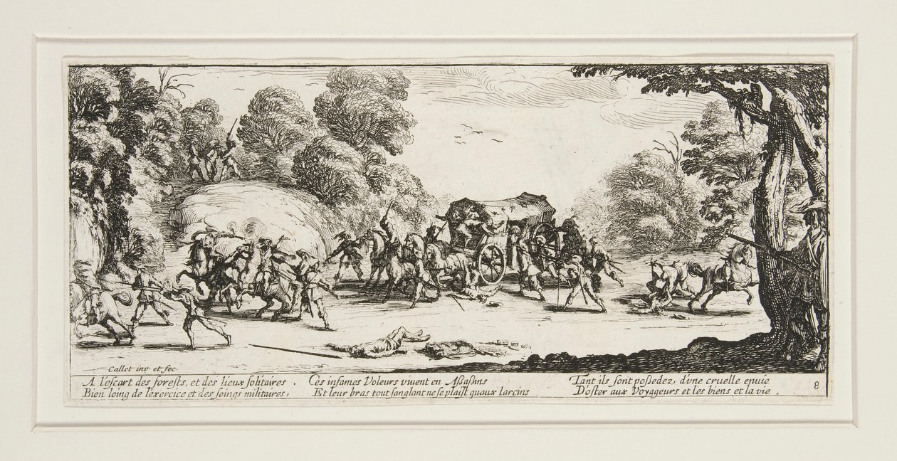 A háború nagy nyomorúságai: 8. sz. – L alkotó: Jacques Callot