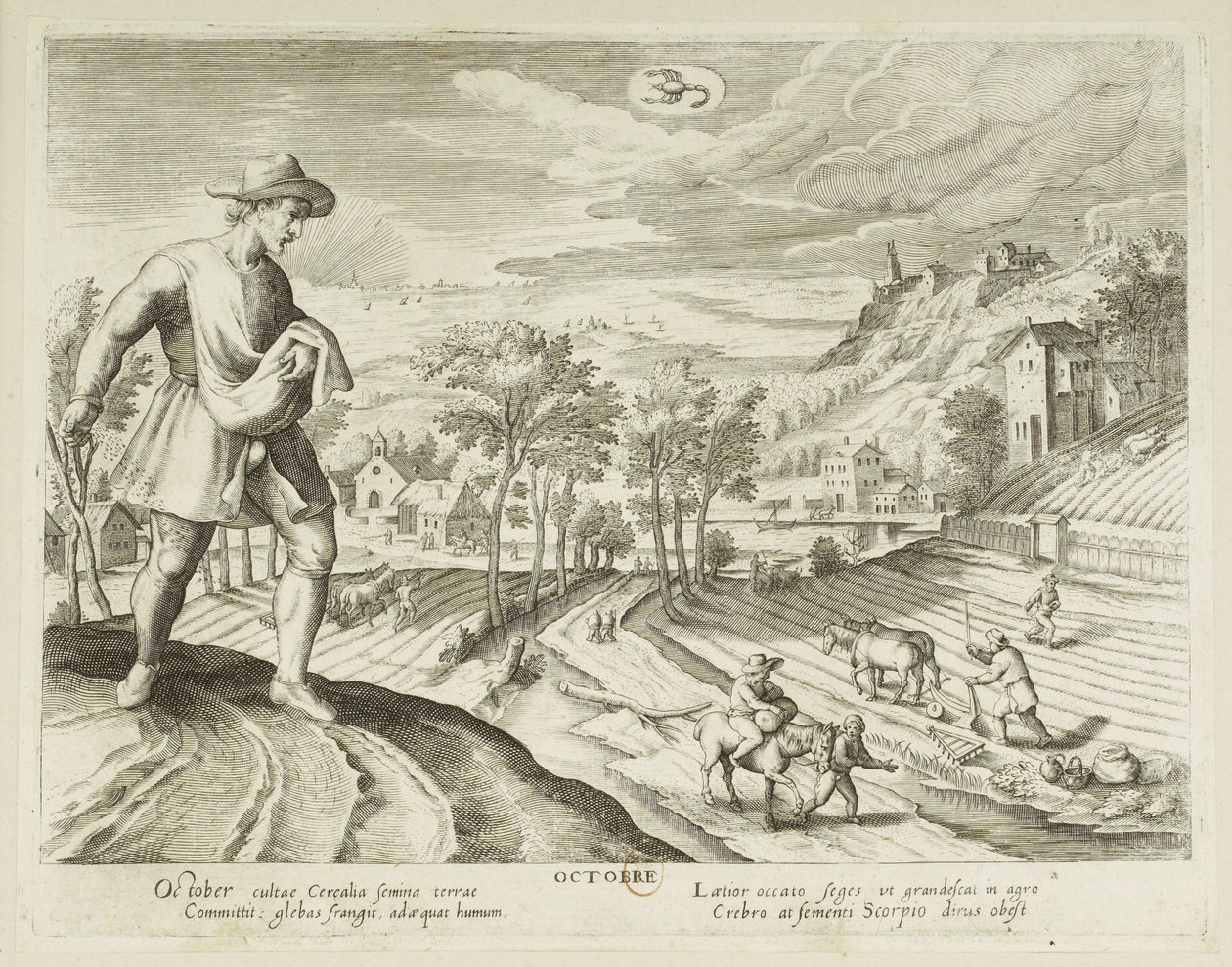 Hónapok. 10, október alkotó: Jacques Callot