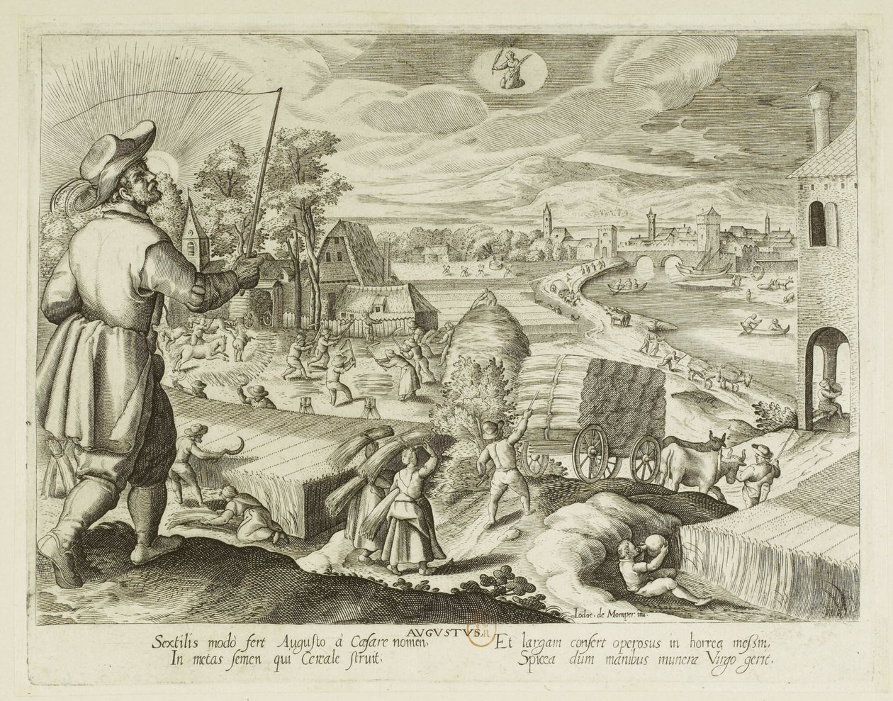 Hónapok. 8., augusztus alkotó: Jacques Callot