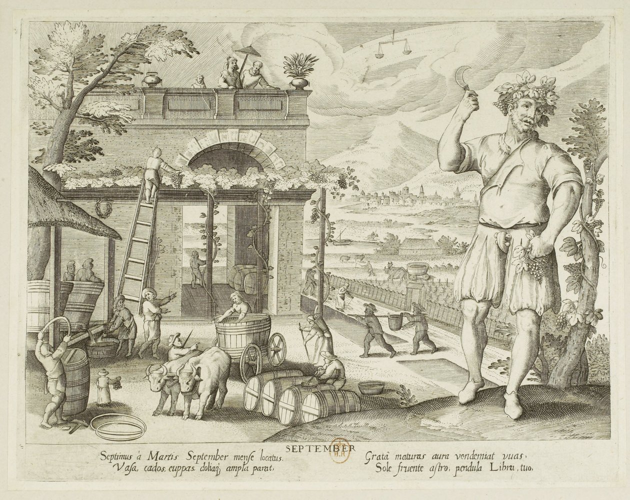 Hónapok. 9., szeptember alkotó: Jacques Callot