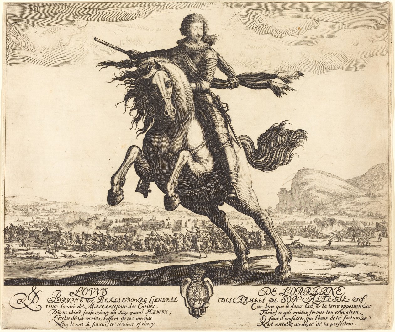 Lotharingiai Lajos, Phalsbourg hercege alkotó: Jacques Callot