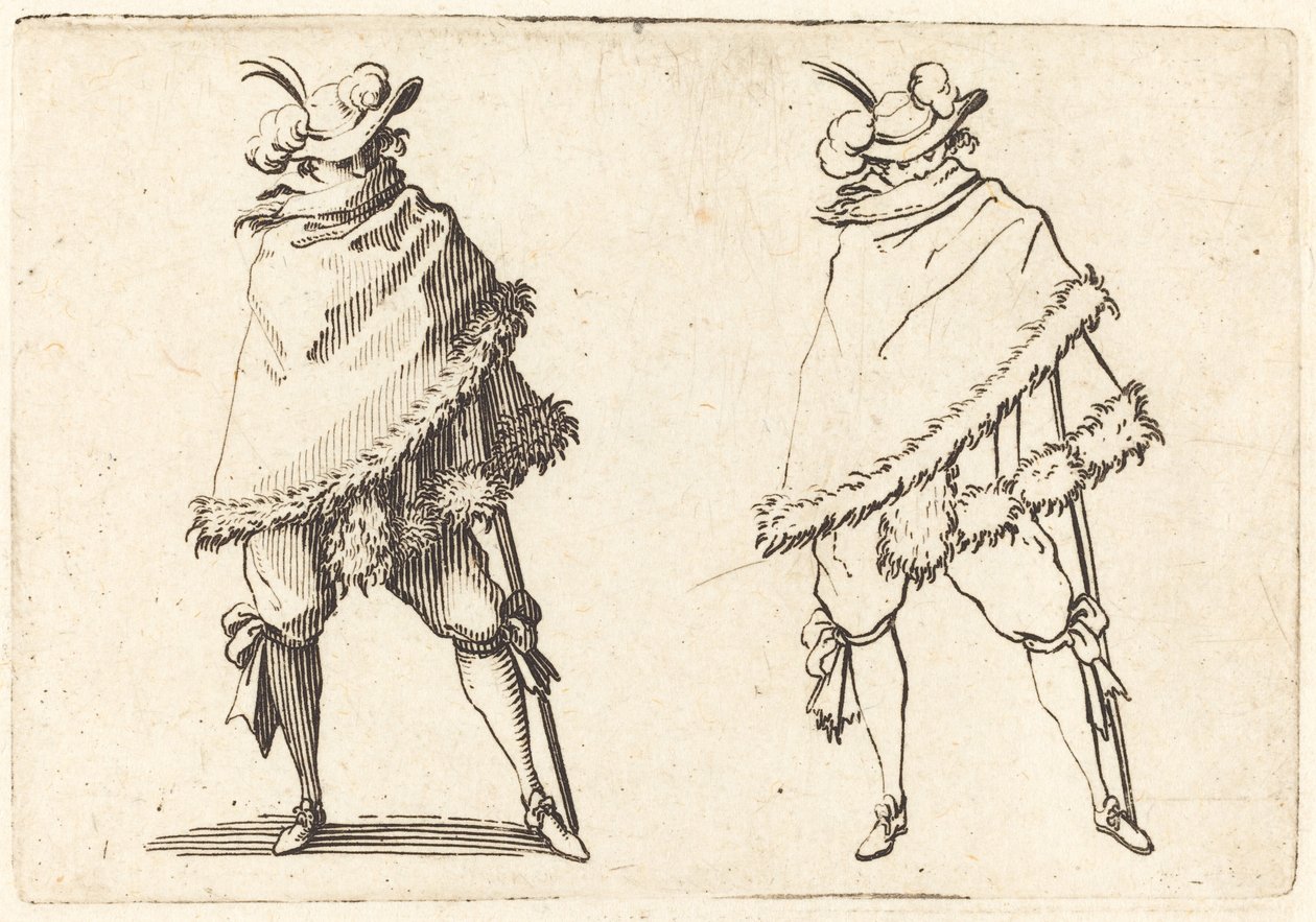 Köpenyébe burkolt ember alkotó: Jacques Callot