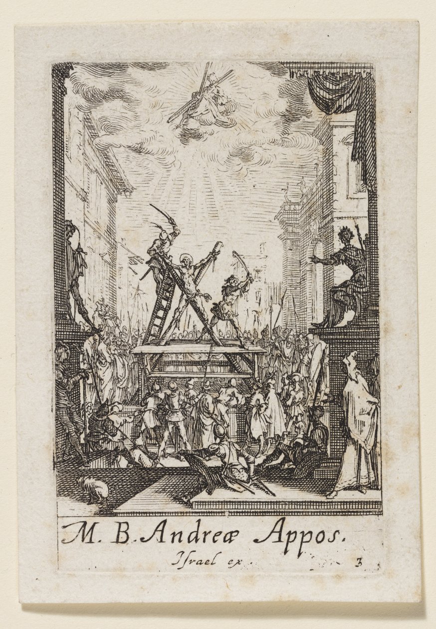 Szent András apostol vértanúsága (Boldog András apostol vértanúsága) alkotó: Jacques Callot
