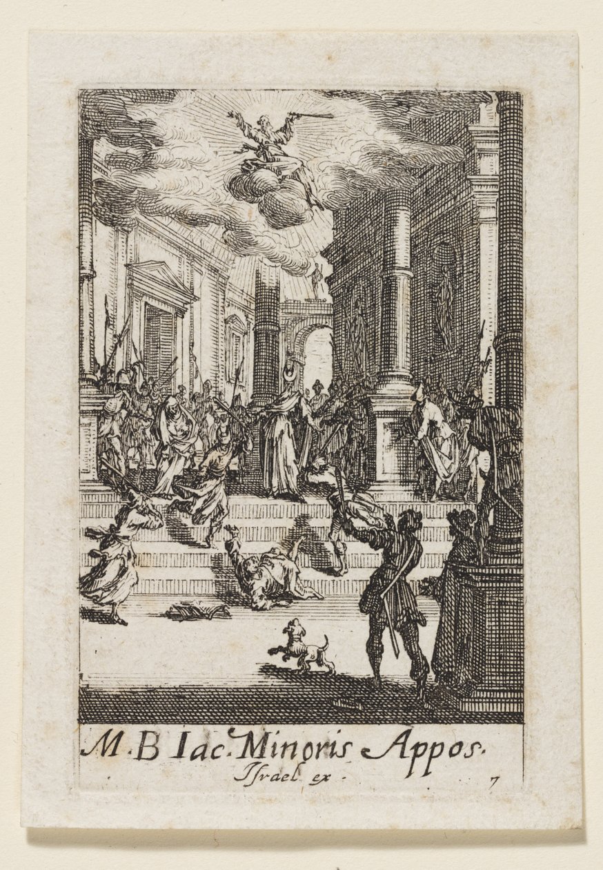 Szent Jakab apostol mártíromsága (Jac. Minoris Appos.) alkotó: Jacques Callot