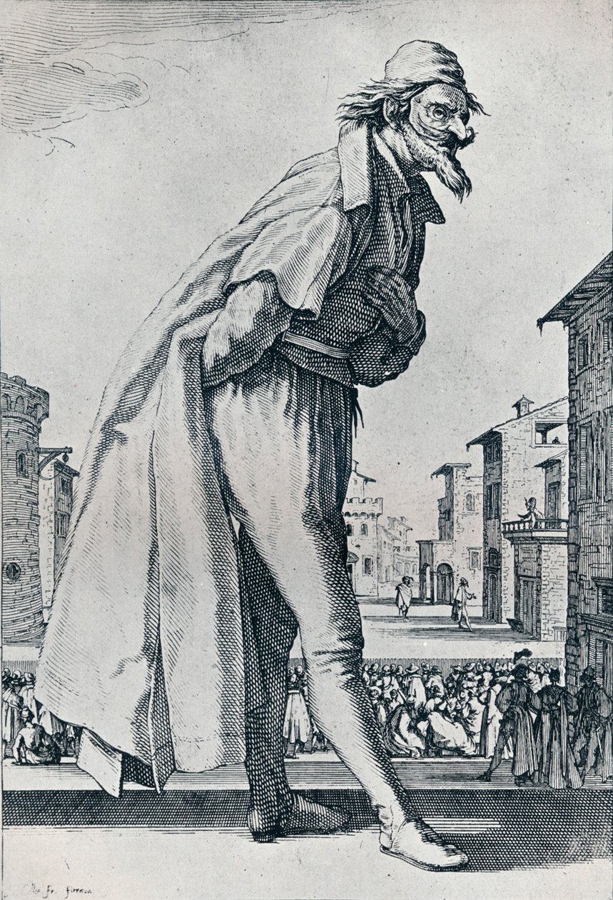 IV. sz.- A Nagy Pantalon, c1620-1635, 1924 alkotó: Jacques Callot