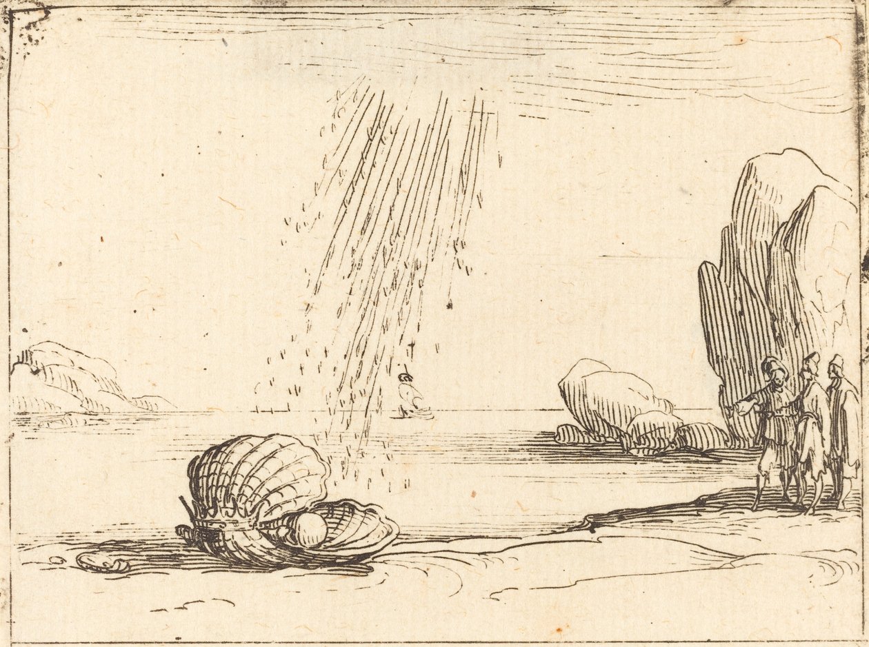 Osztriga Gyönggyel alkotó: Jacques Callot