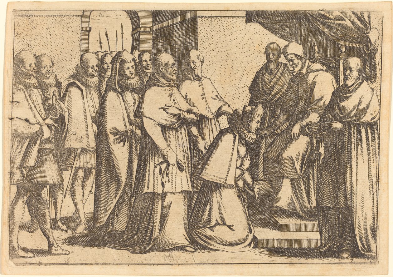 Pápai hallgatóság alkotó: Jacques Callot