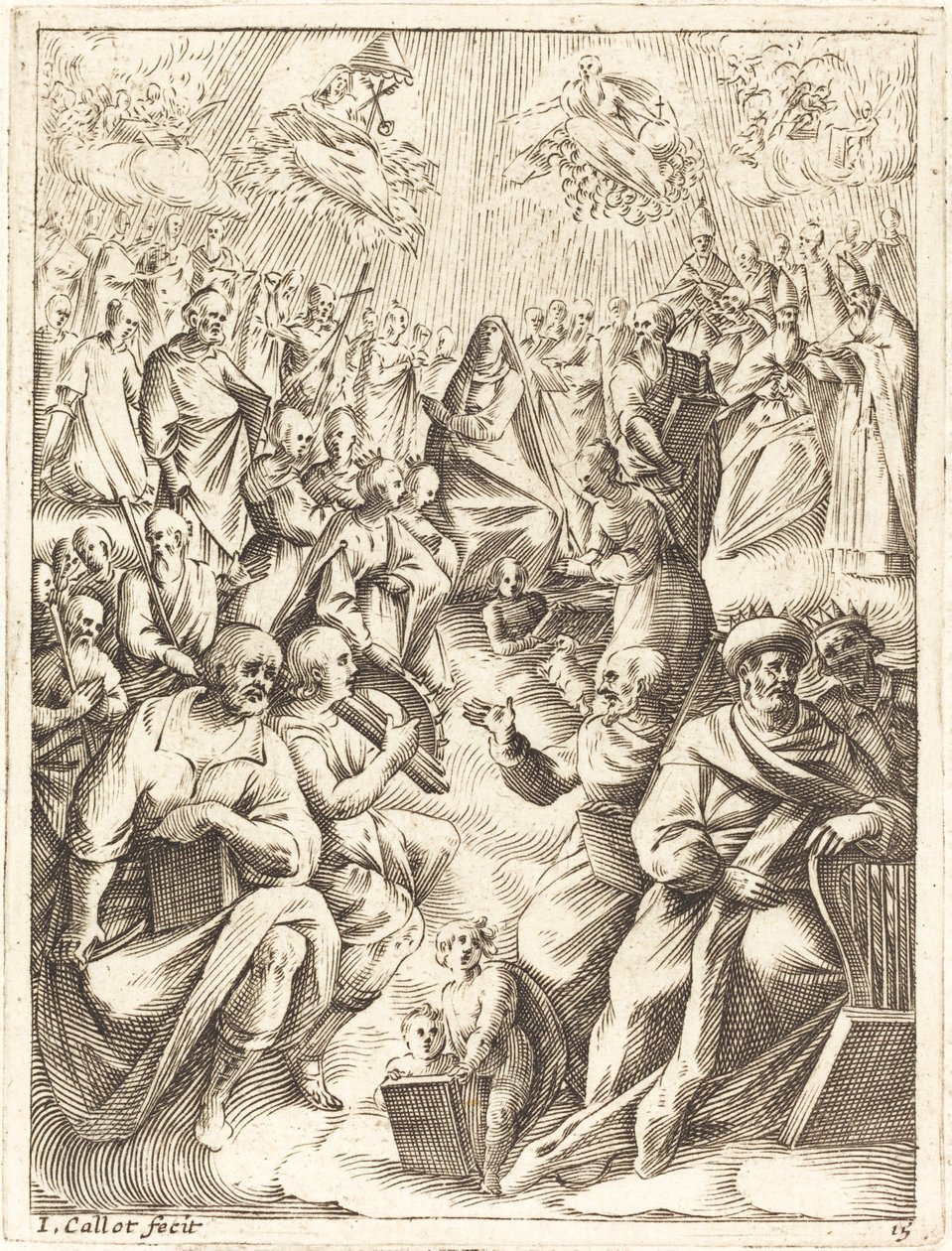 Paradicsom, 16081611. alkotó: Jacques Callot