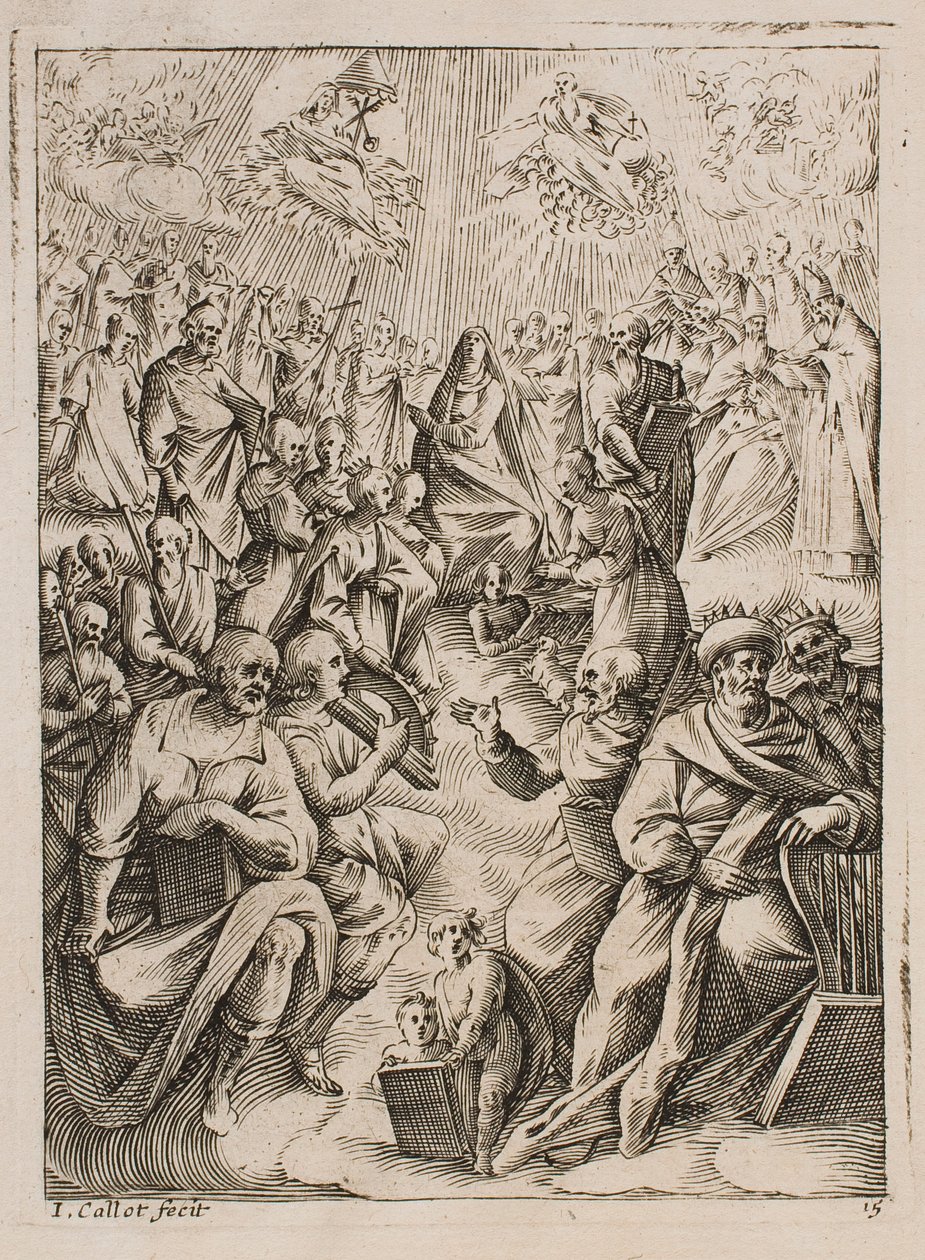 Paradicsom, a „Római képek” sorozatból alkotó: Jacques Callot