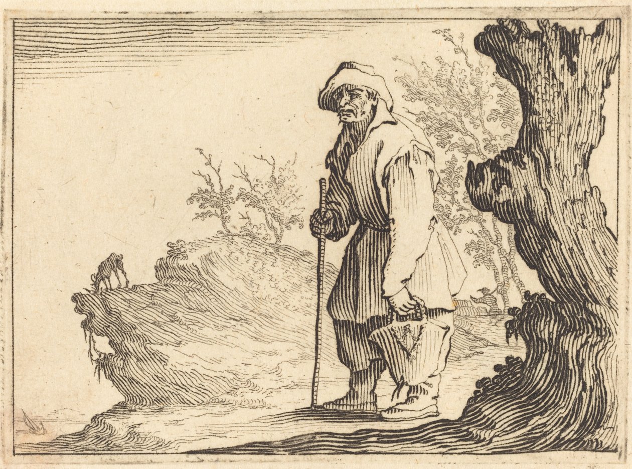 Zsákos paraszt alkotó: Jacques Callot