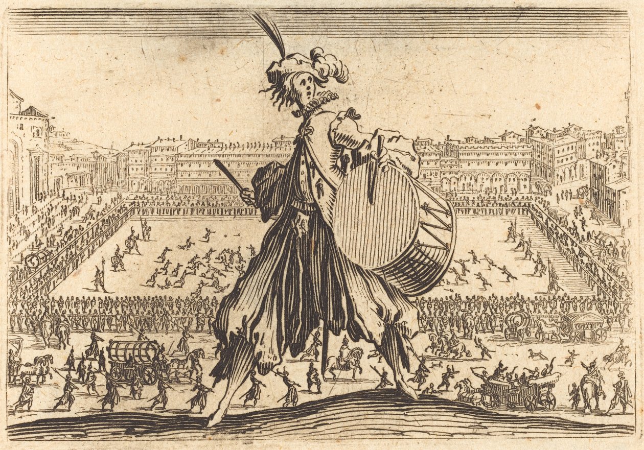 Piazza Santa Croce, Firenze alkotó: Jacques Callot