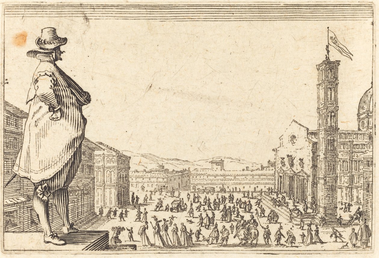 Piazza del Duomo, Firenze alkotó: Jacques Callot