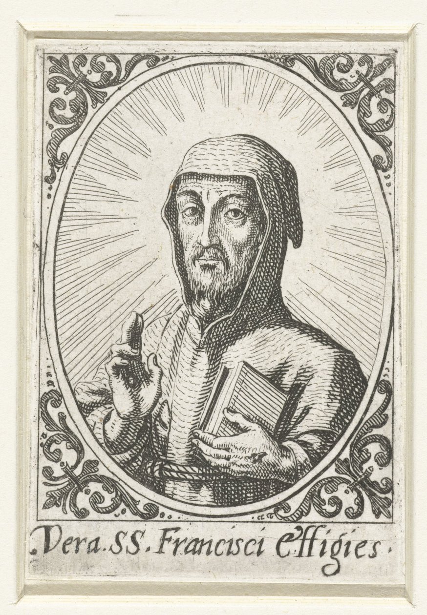 Szent Ferenc portréja alkotó: Jacques Callot