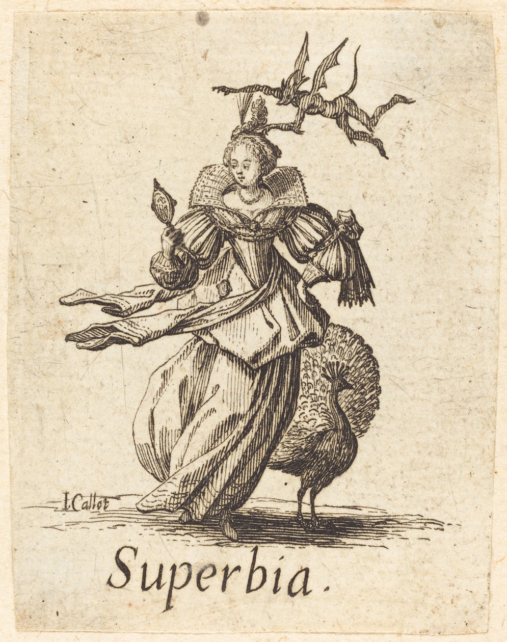 Büszkeség (hiúság) alkotó: Jacques Callot