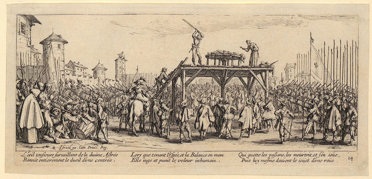 Rad, a „A háború szürkéjei” című sorozat 14. része alkotó: Jacques Callot