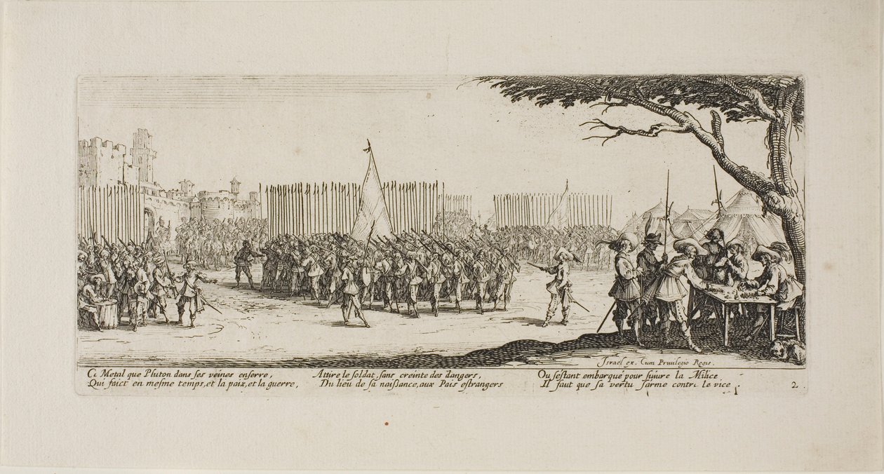 Csapattoborzás, második lemez a The Miseries of War-ból alkotó: Jacques Callot