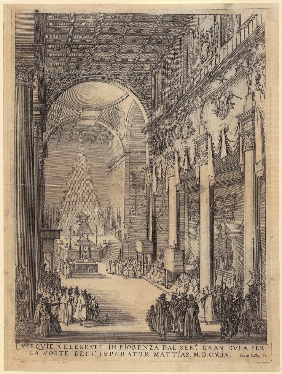 Rekviem Mátyás császár tiszteletére alkotó: Jacques Callot