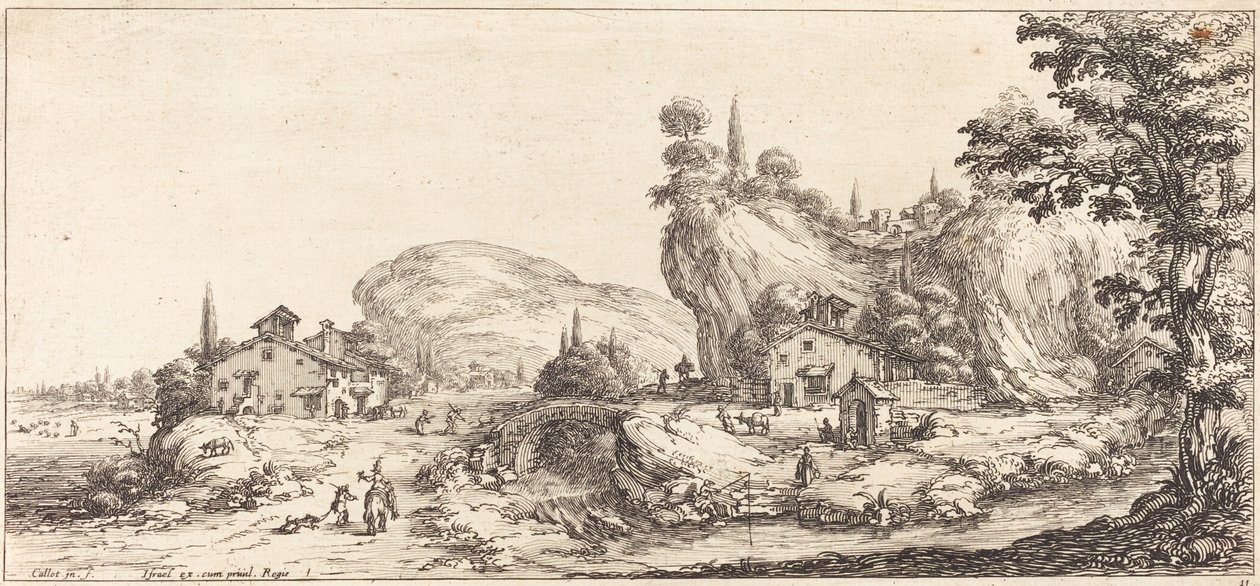 Hazatérés a vadászatból alkotó: Jacques Callot