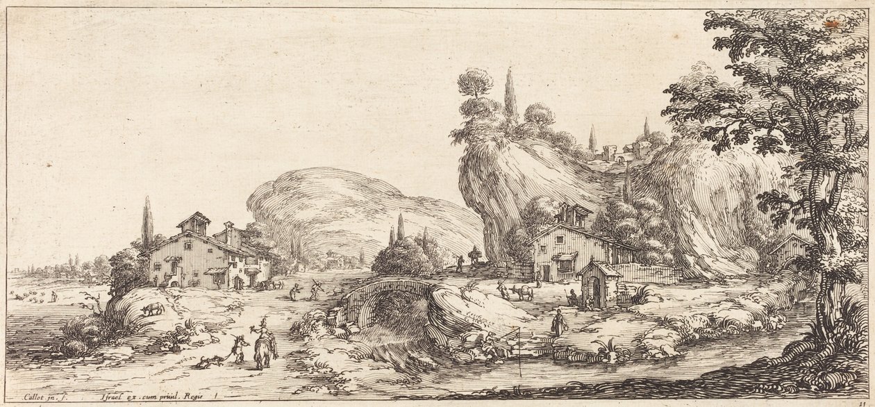 Hazatérés a vadászatról alkotó: Jacques Callot