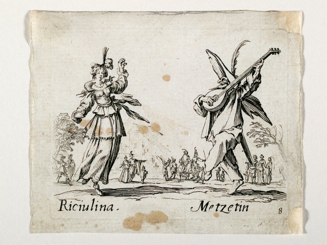 Riculina és Metzetin, a Commedia dell