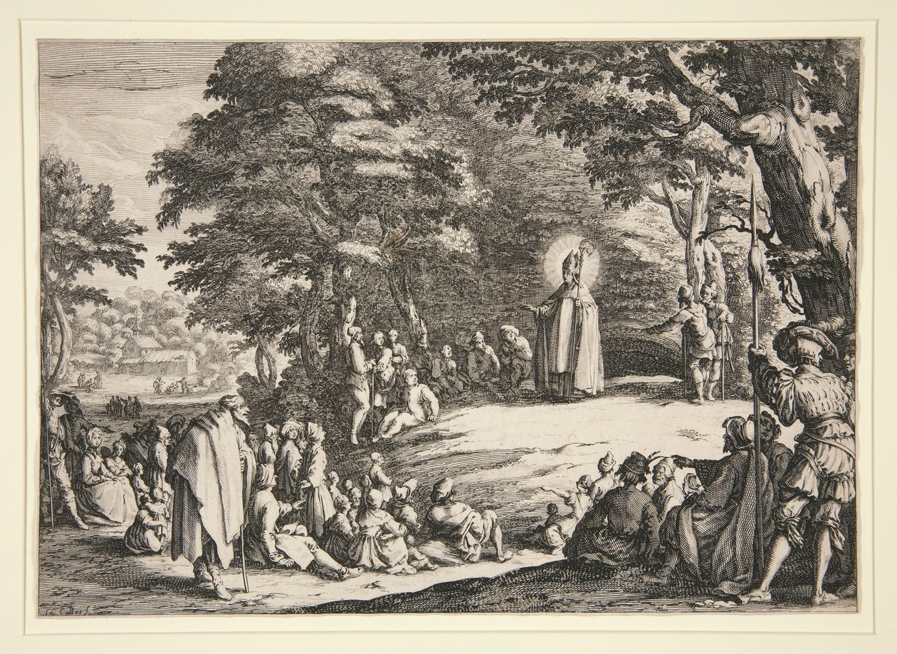 Szent Amond alkotó: Jacques Callot