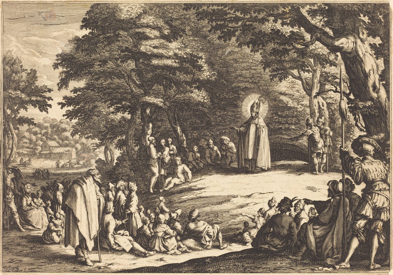 Szent Amand alkotó: Jacques Callot