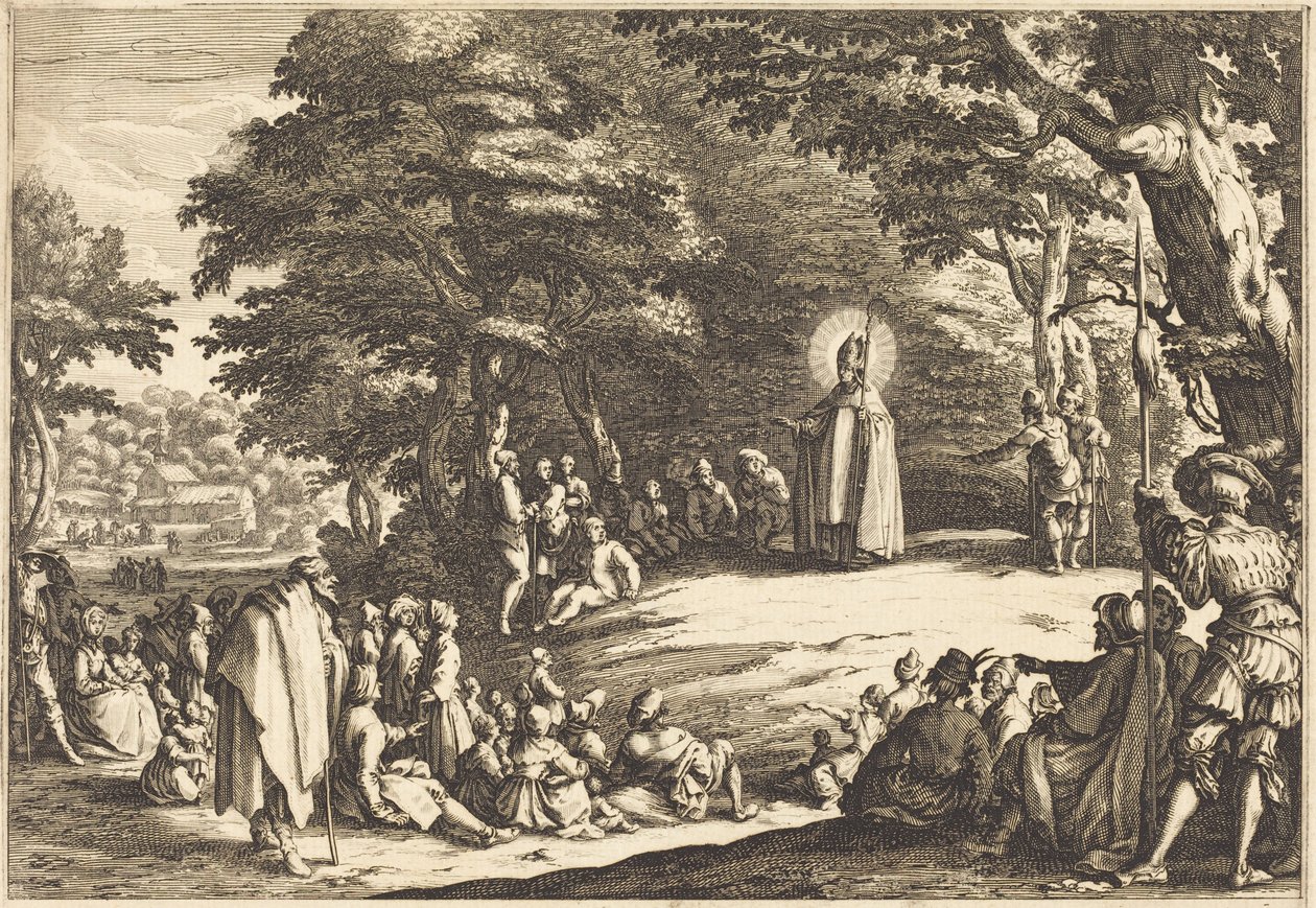 Szent Amand alkotó: Jacques Callot