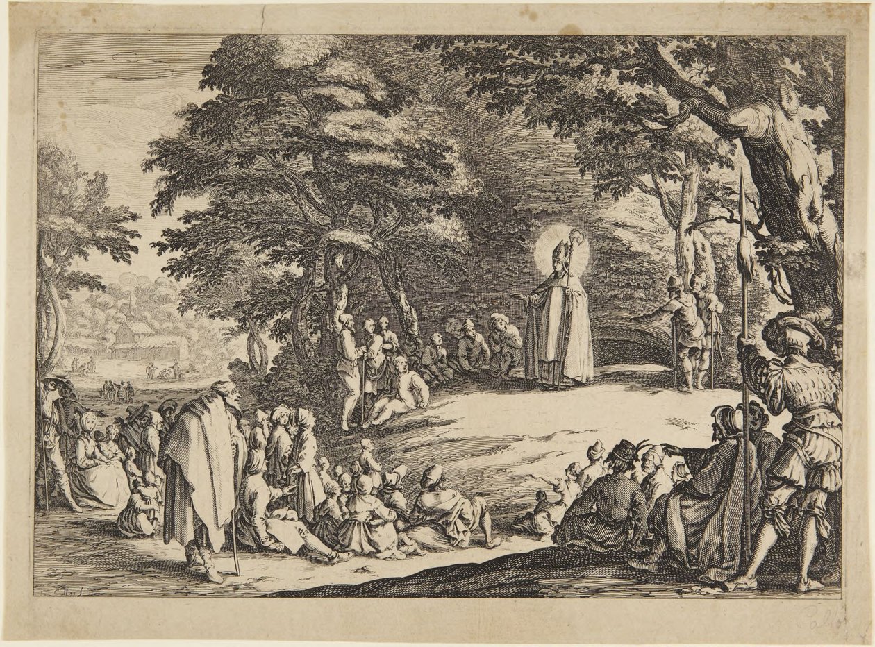 Szent Amond, Szent Miklós vagy Szent Severinus alkotó: Jacques Callot