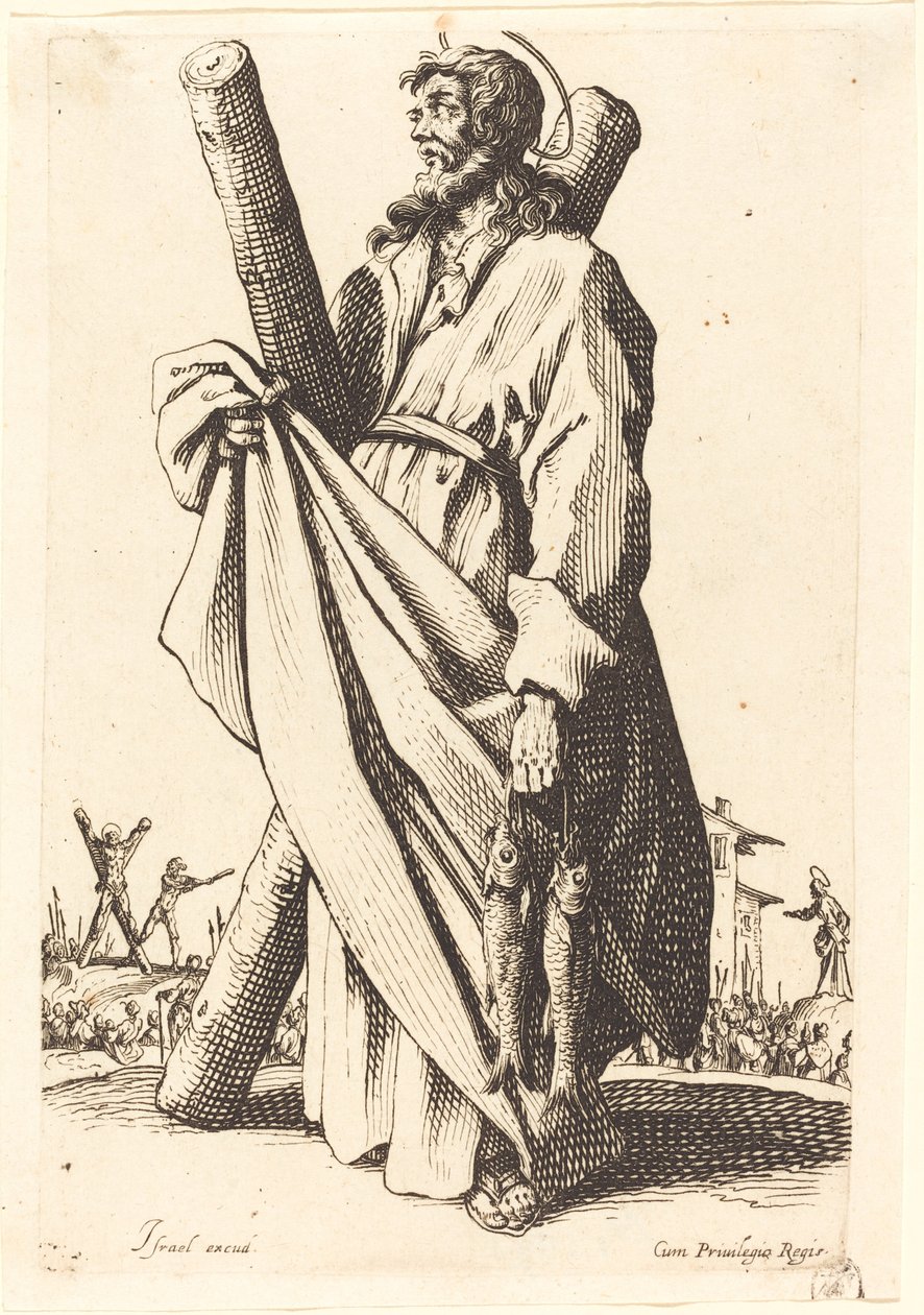Szent András alkotó: Jacques Callot